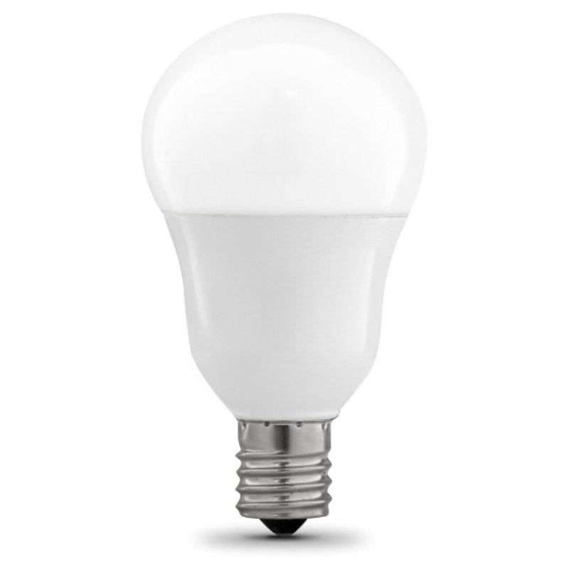 Feit Electric BPA1560N/927CA/2 LED Bulb, General Purpose, A15 Lamp, 60 W Equivalent, E26 Lamp Base, Dimmable, White