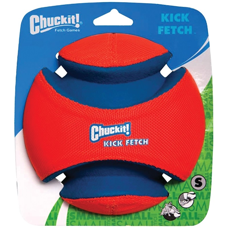 Chuckit! 251101 Dog Toy, S, High-Visibility, Canvas/Foam/Rubber, Blue/Orange