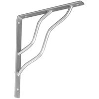 Modern Shelf Bracket 7 By 8 Inch Satin Nickel