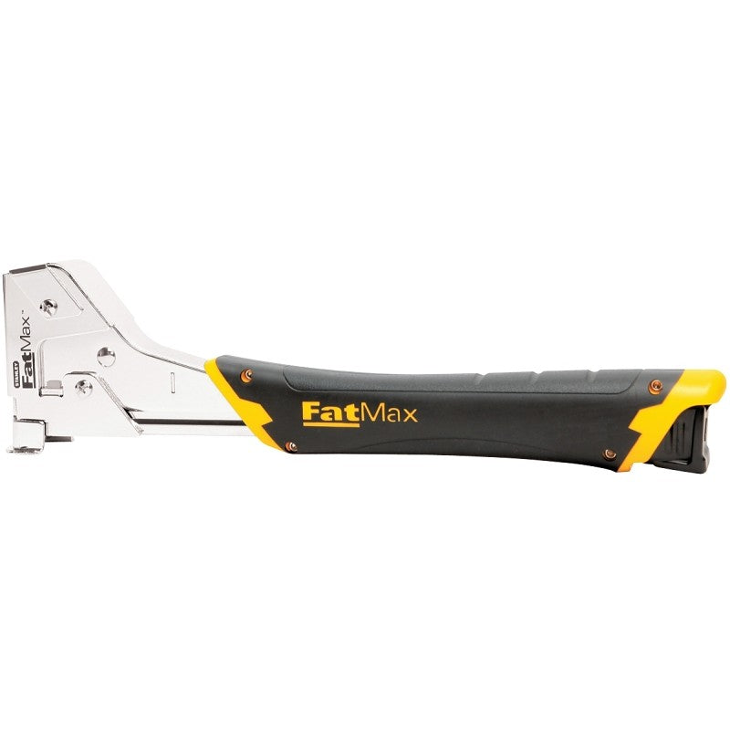 STANLEY PHT250C Hammer Tacker, 168 Magazine, 27/64 in W Crown, 5/16 to 1/2 in L Leg, Steel Staple