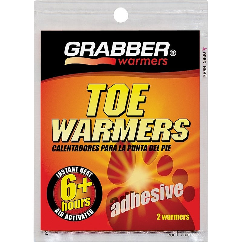 Grabber Warmers TWES Adhesive Toe Warmer, Specifications: 100 deg F Average, 107 deg F Max, 6 hr Continuous Warmth (Pack of 40)