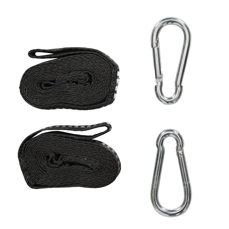 Stansport 31005 Hammock Tree Strap, Compact, Lightweight, Nylon, Black (Pack of 6)