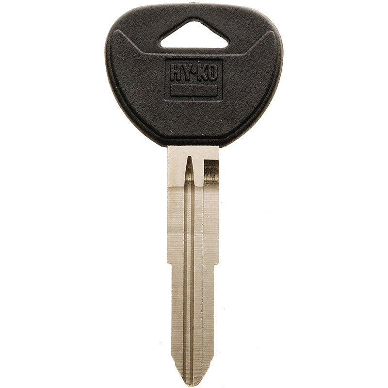 Hy-Ko 12005MIT4 Automotive Key Blank, Brass/Plastic, Nickel, For: Mitsubishi Vehicle Locks, MIT4 Key Number (Pack of 5)