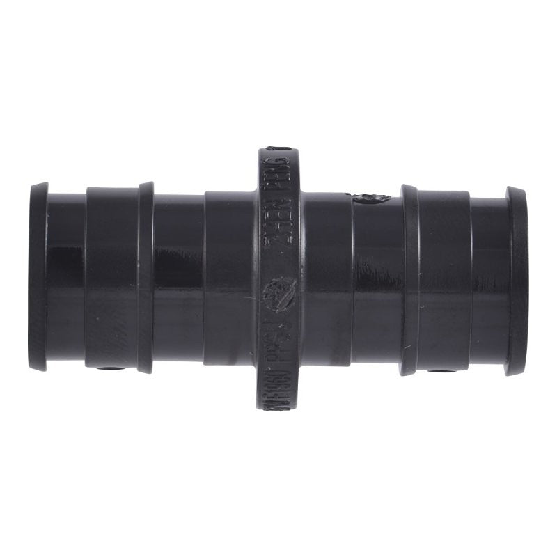 SharkBite UA008A5 Expansion Coupling, 1/2 in, Barb, Polymer, Black, 80, 100, 160 psi Pressure