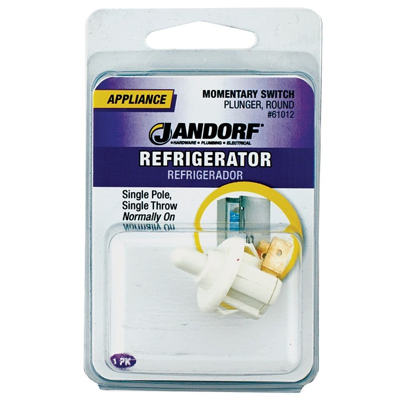 Jandorf 61012 Switch, 0.2 A, 250 V, SPST, Tab Terminal