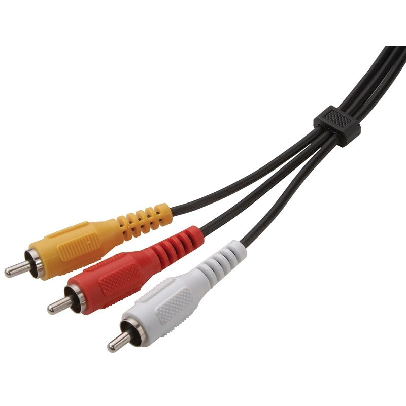 Zenith VT1006COMPOS Audio Video Cable, Black Sheath, 6 ft L