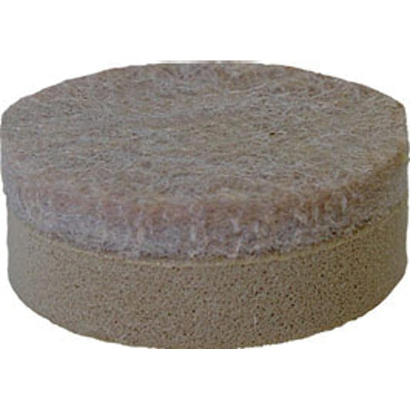 Shepherd Hardware 9916 Furniture Pad, Felt Cloth, Beige, 1-1/2 in Dia, Round (Pack of 6)