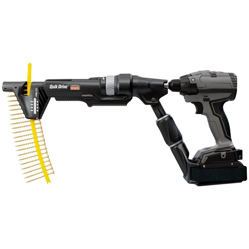 QuikDrive Project Pro QDPROJECTPRO Screw Driving Tool, Nylon, Black