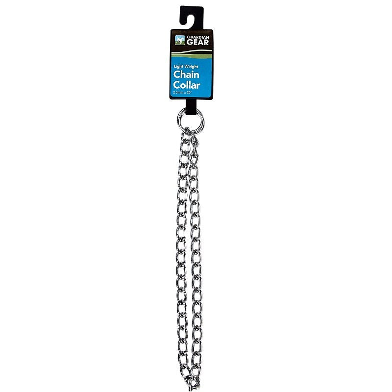 Boss Pet PDQ 12920 Choke Chain Collar, 2.5 mm Chain, 20 in L Collar, Steel