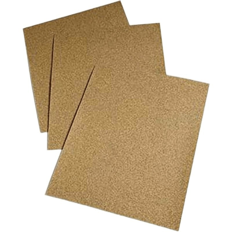 3M 88591NA Sandpaper, 11 in L, 9 in W, Coarse, 60 Grit, Aluminum Oxide Abrasive, Paper Backing (Pack of 25)