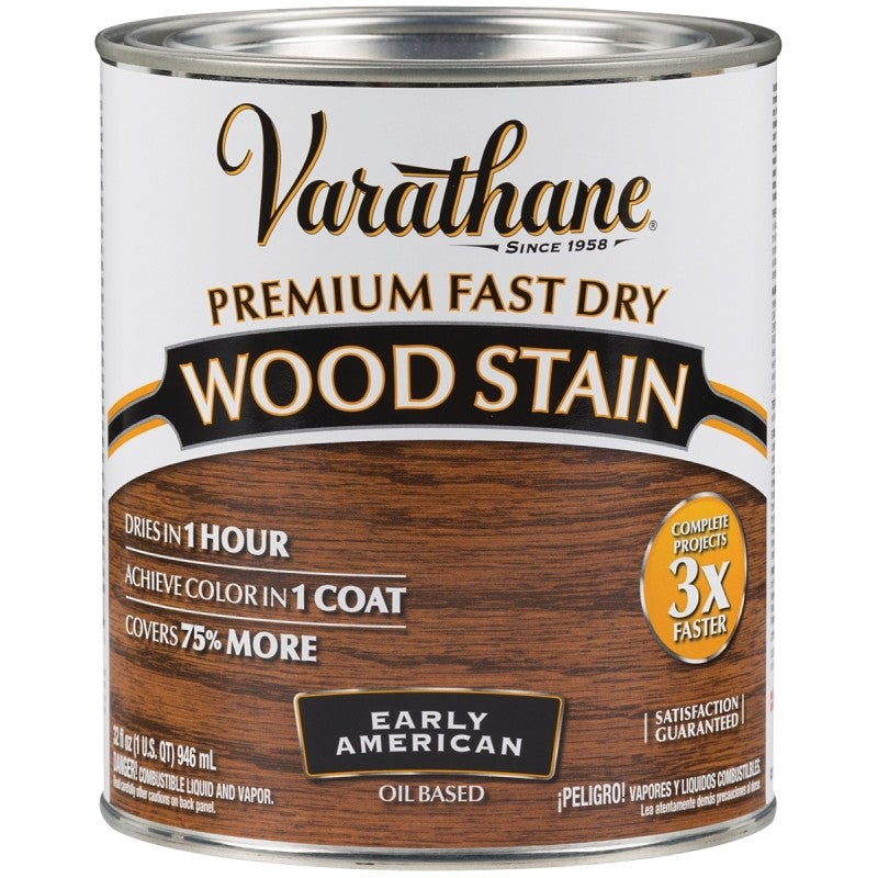 Varathane 262005 Wood Stain, Early American, Liquid, 1 qt, Can (Pack of 2)
