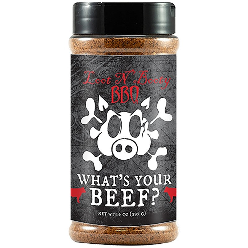 Loot N' Booty BBQ OW88400 BBQ Rub, 14 oz Bottle