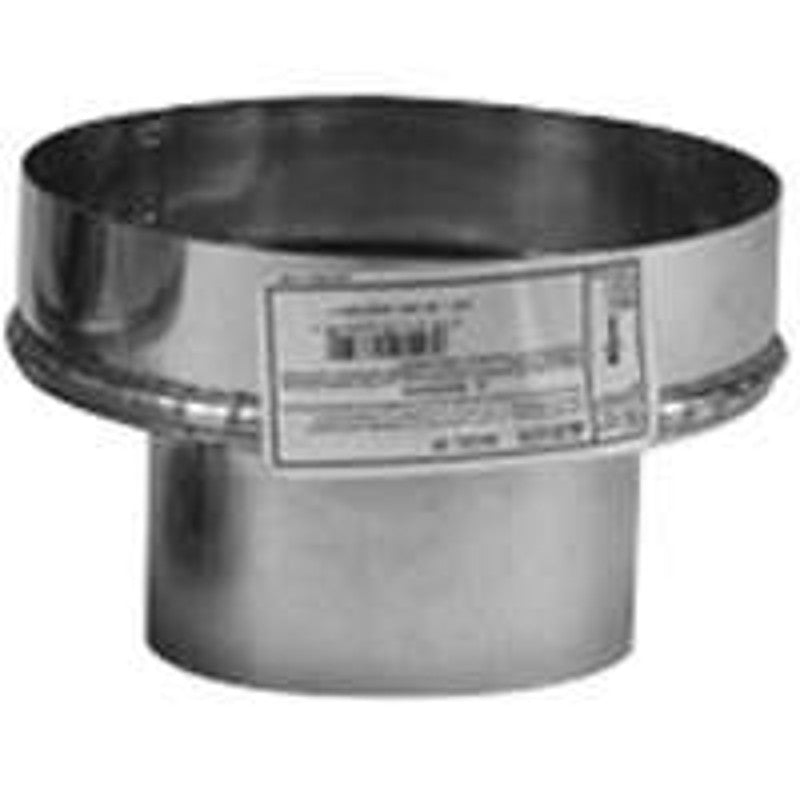 Selkirk 243246 Chimney Adapter, For: Pellet Pipe, Galvanized, 3 in Dia x 6 in L Dimensions