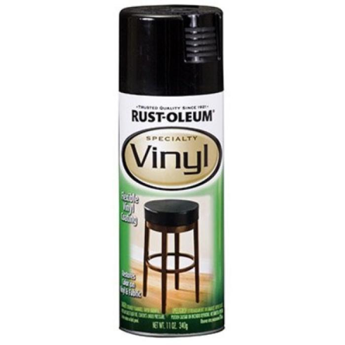 Rust-Oleum 1909830 Spray Paint, Semi-Gloss, Black, 12 oz, Can