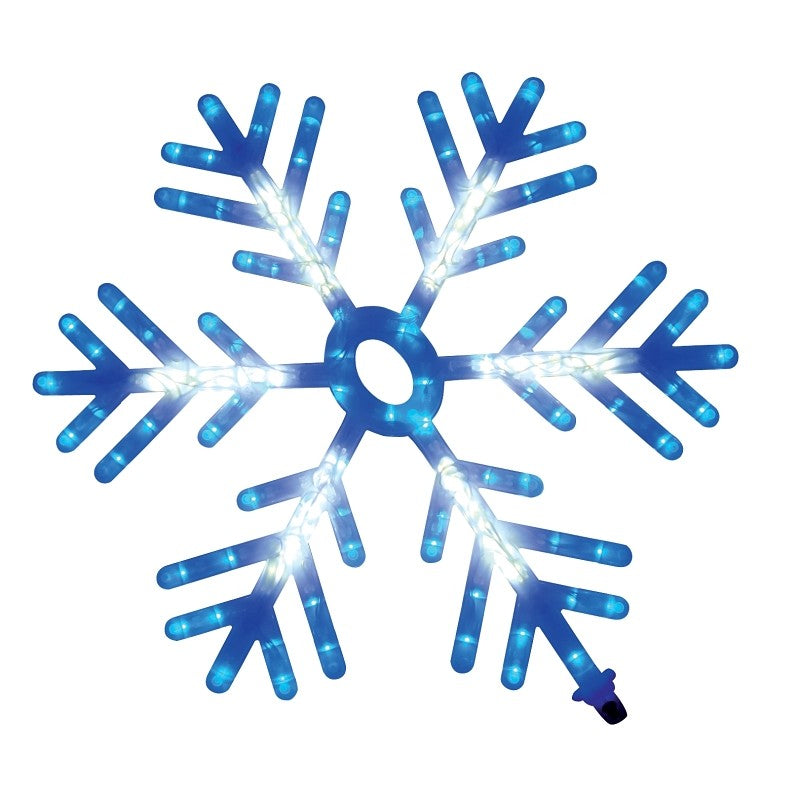 Hometown Holidays 60603 Snowflake Motion, Blue/White Light (Pack of 4)
