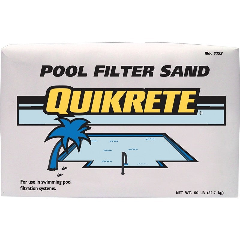 Quikrete 1153-50 Filter Sand, Tan, 50 lb Bag