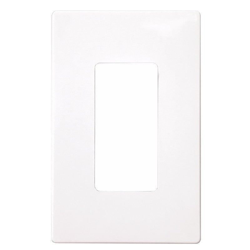 Eaton Cooper Wiring PJS PJS26W Wallplate, 4-7/8 in L, 3-1/8 in W, 1 -Gang, Polycarbonate, White, High-Gloss