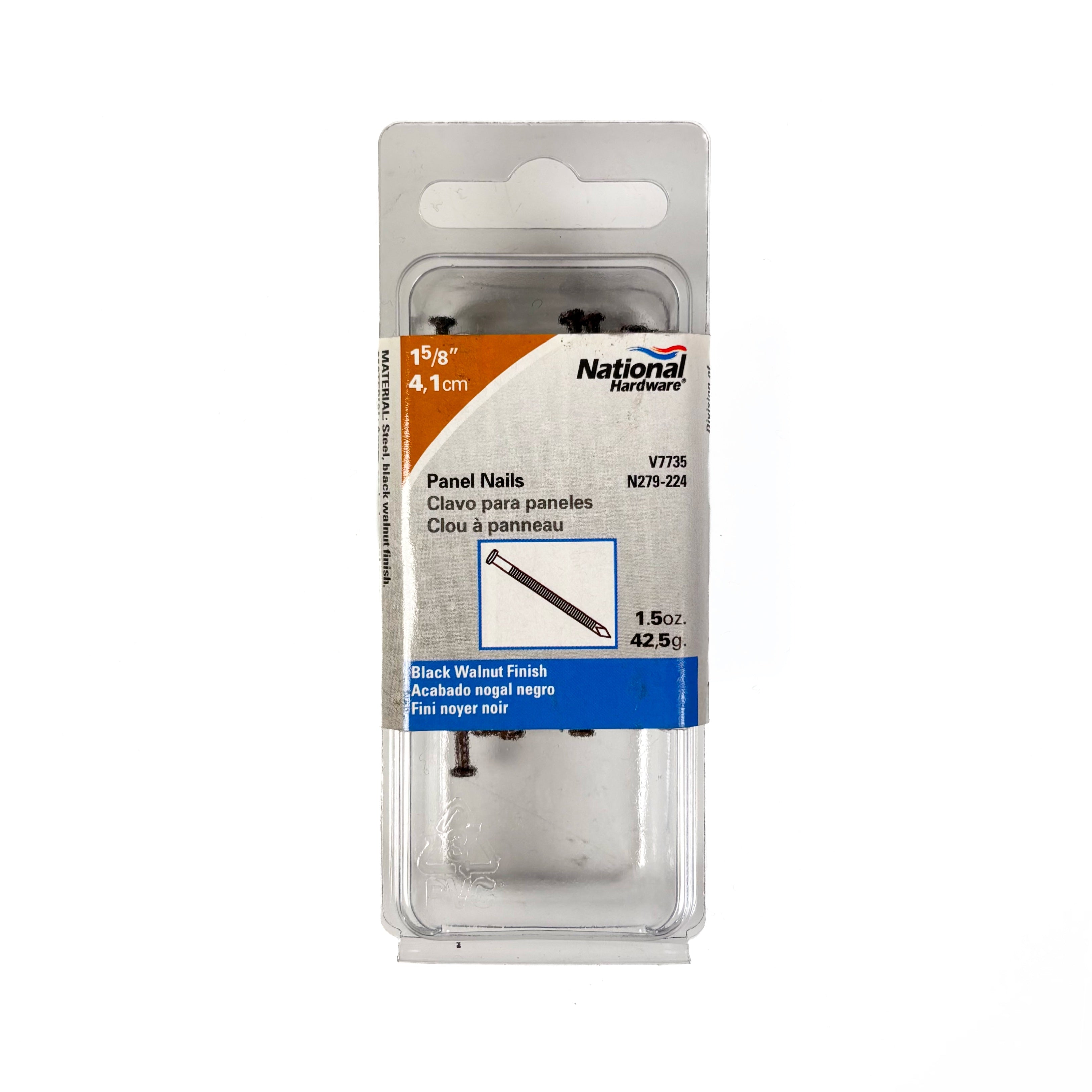 Panel Trim Nails 1-5/8 Inch Black Walnut 1-1/2 Ounce Approximately 99