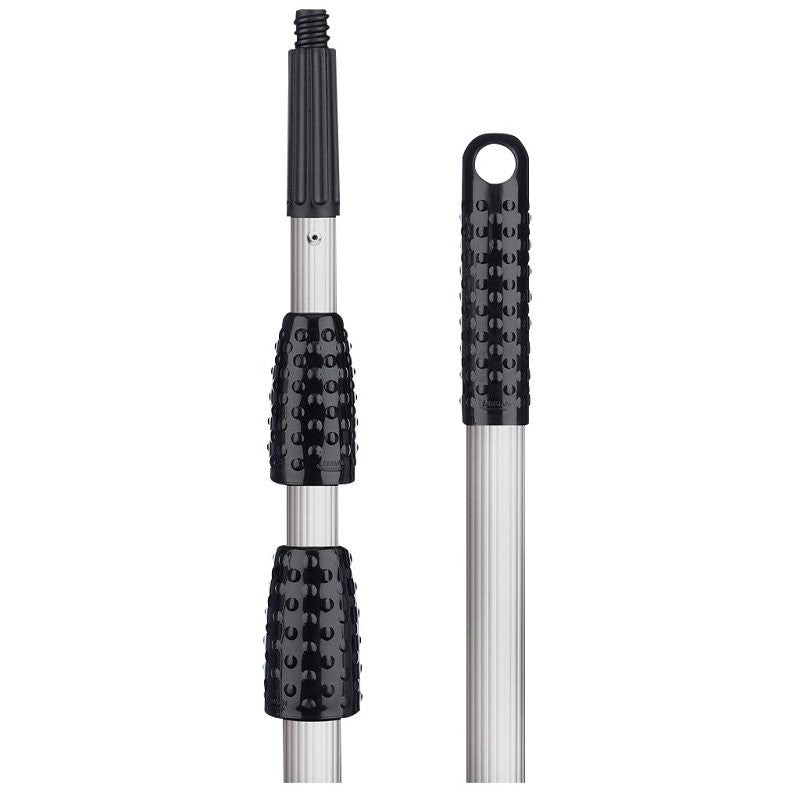 Libman 612 Extension Handle, 1.81 in Dia, 12 ft L, Aluminum, Silver