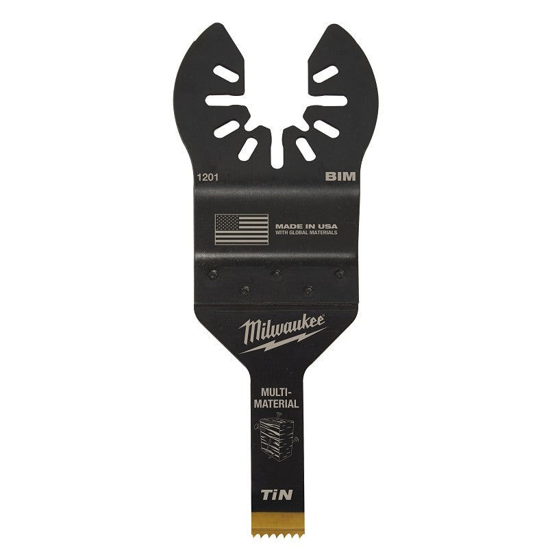 Milwaukee 49-25-1201 Blade, 3/8 in, 1-5/8 in D Cutting, HSS/Titanium
