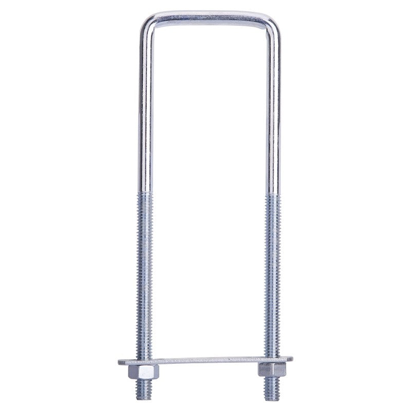 ProSource LR352 U-Bolt, 5/16 in Thread, 3-3/4 in L Thread, Steel, Zinc (Pack of 10)