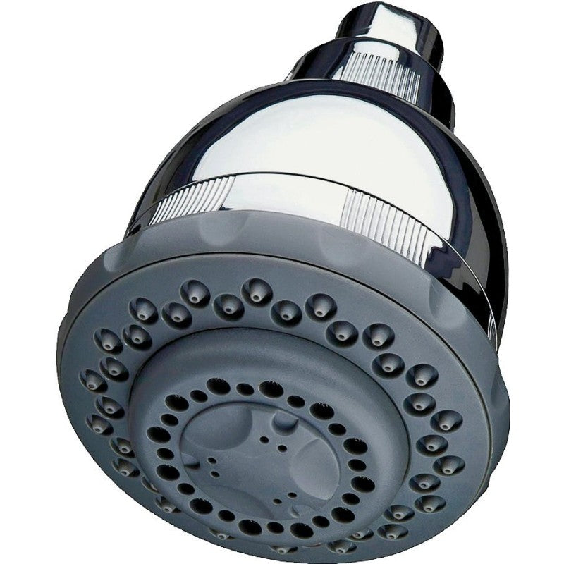Culligan WSH-C125 Filtered Shower Head, 2 gpm, 1/2 in Connection, IPS, Plastic, Chrome, 12-1/4 in L, 8-1/2 in W
