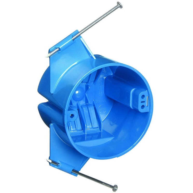 Carlon B518A-UPC Ceiling Box, 2-3/4 in D, Polycarbonate, Blue