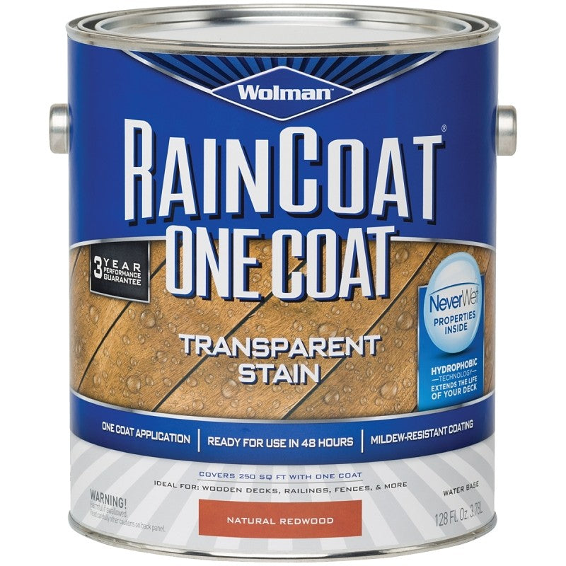Wolman 288340 Sealer, Natural Redwood, Liquid, 1 gal, Can (Pack of 4)