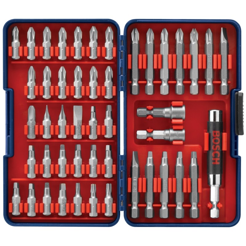 Bosch T4047L Screwdriver Bit Set, 47-Piece, Steel