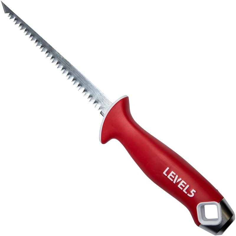 Level5 5-100 Keyhole Drywall Jab Saw With Blade, 6 in L Blade, Carbon Steel Blade, Soft Grip Handle (Pack of 6)