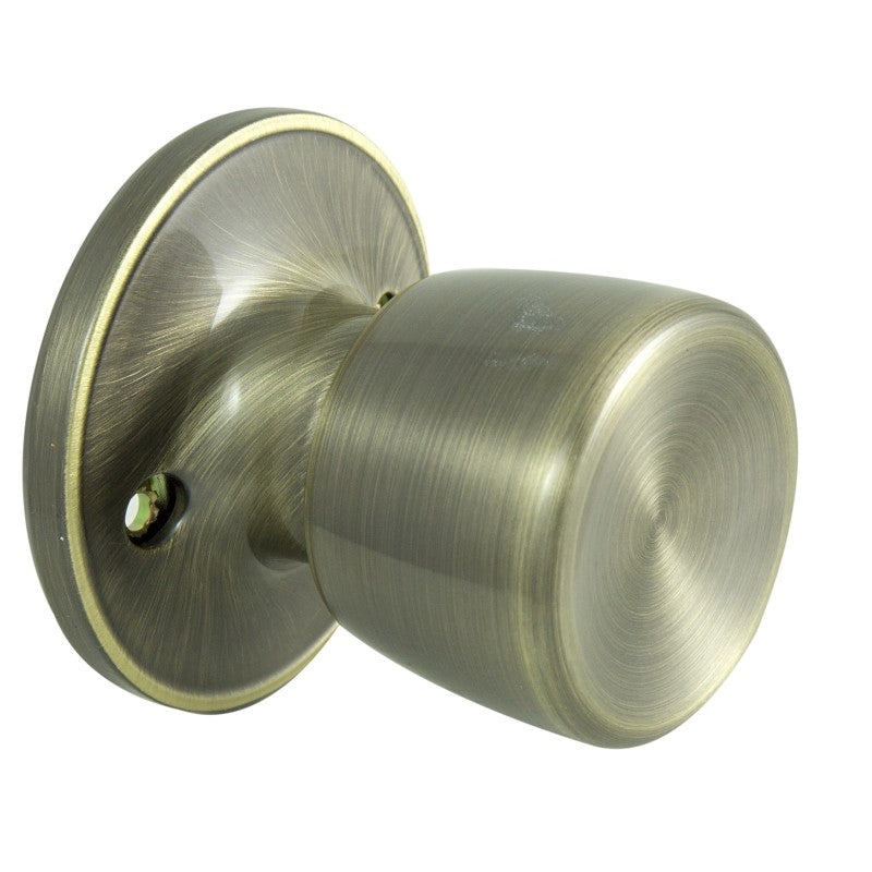 ProSource TS840V-PS Dummy Knob, Tulip Design, 1-3/8 to 1-3/4 in Thick Door, Brass, 65.7 mm Rose/Base
