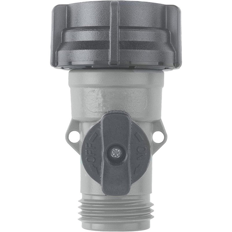 Gilmour 807004-1002 Shut-Off Valve, 1 -Port/Way, Nylon Body