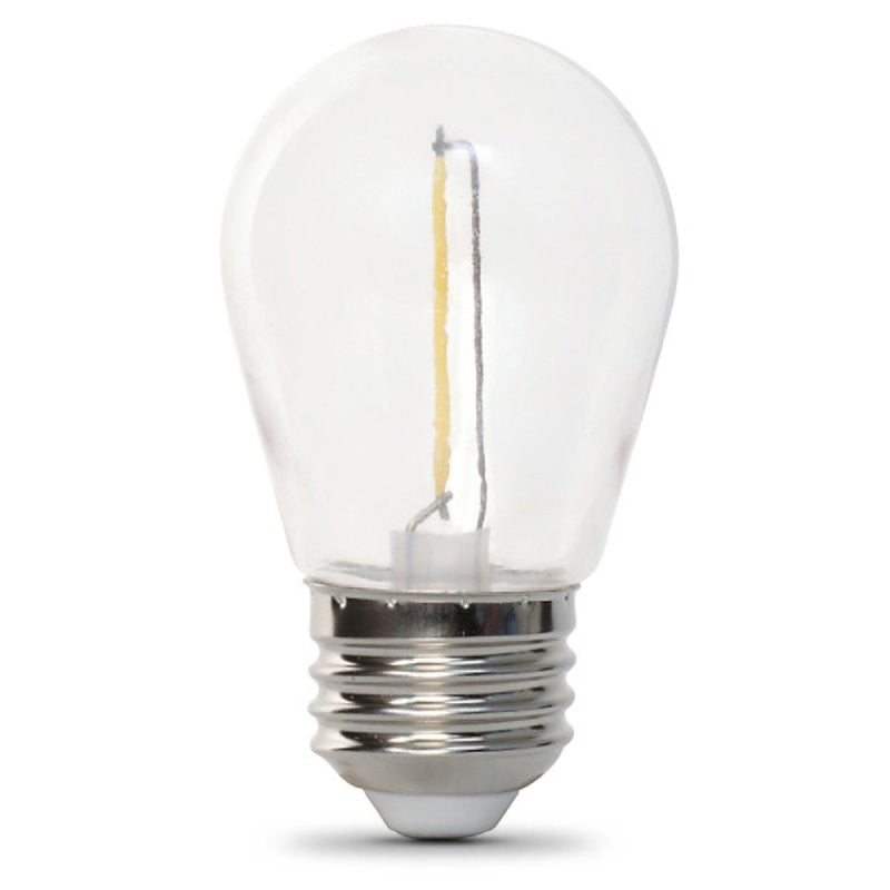 Feit Electric S14/822/FILED/4 LED Replacement Bulb, Decorative, S14 Lamp, 11 W Equivalent, E26 Lamp Base (Pack of 6)
