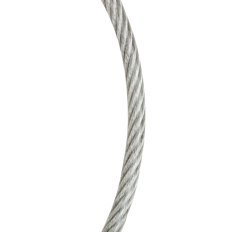 Baron 695948 Cable, 1/4 to 5/16 in Dia, 200 ft L, 1400 lb Working Load, Galvanized/Vinyl-Coated