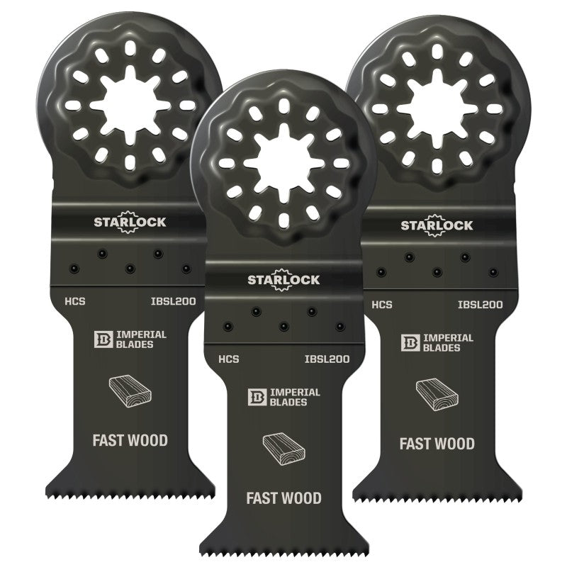 Imperial Blades Starlock IBSL200-3 Standard Blade, 18 TPI, HCS, 3/PK