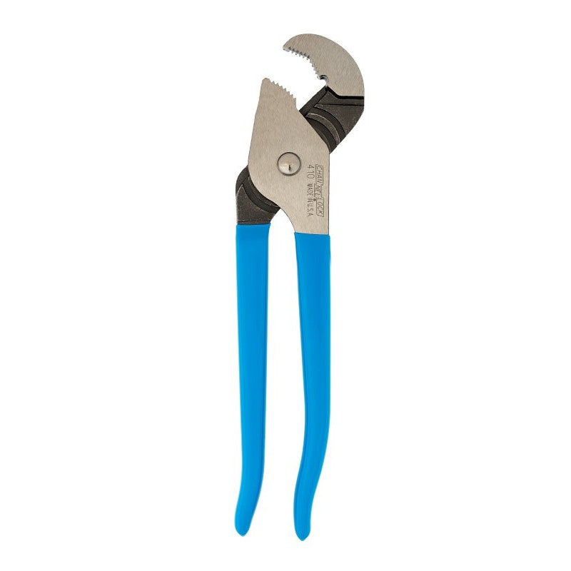 Channellock 410 Tongue and Groove Plier, 9-1/2 in OAL, 1.12 in Jaw Opening, Blue Handle, Cushion-Grip Handle