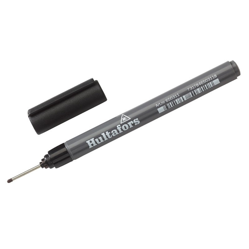 Hultafors 650310 Marker, Black, Plastic Barrel