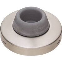 Commercial Concave Wall Door Stop 2-1/2 Inch Satin Stainless Steel