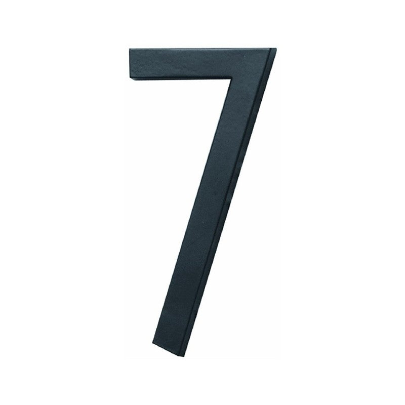 Hy-Ko FM-6 Architectural Series FM-6/7 House Number, Character: 7, 6 in H Character, Black Character (Pack of 3)