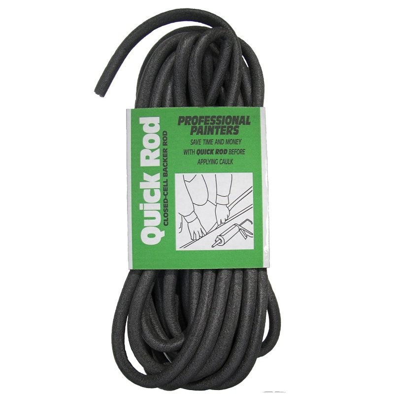 Quick R BR58060 Backer Rod, 5/8 in Dia, 60 ft L