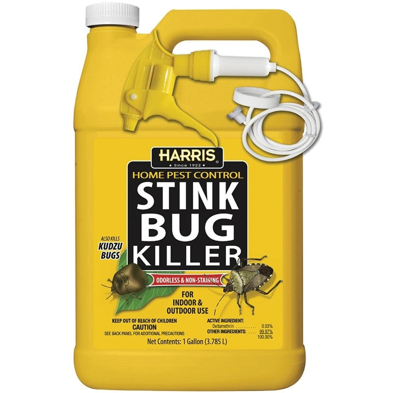Harris STINK-128 Stink Bug Killer, Liquid, Spray Application, 1 gal
