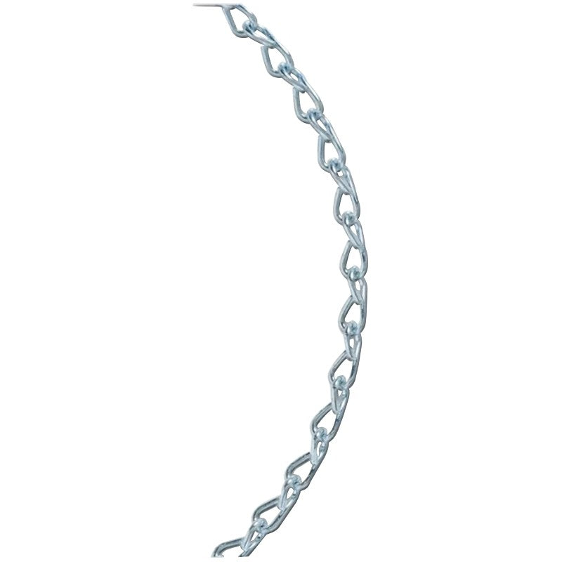 Baron 7227 Single Jack Chain, #16, 250 ft L, Zinc, Galvanized, 10 lb Working Load
