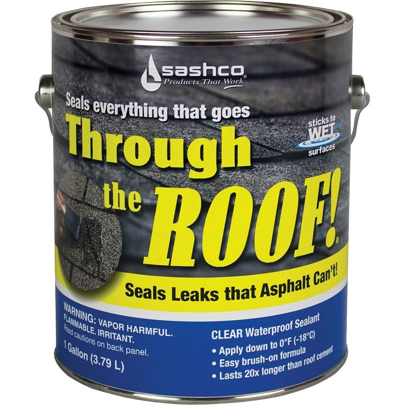 Sashco 14004 Cement and Patching Sealant, Clear, 1 gal, Container, Liquid (Pack of 2)