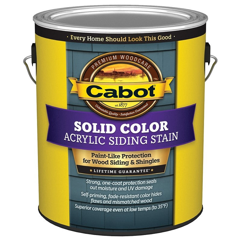 Cabot 800 140.0000812.007 Siding Stain, Ultra White, 1 gal (Pack of 4)