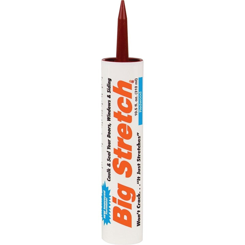 Sashco 10012 Caulk, Redwood,-30 to 250 deg F, 10.5 oz, Cartridge (Pack of 12)