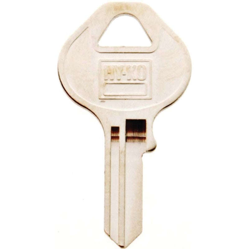 Hy-Ko 11010M13 Key Blank, Brass, Nickel, For: Master Locks and Padlocks, M13 Key Number (Pack of 10)