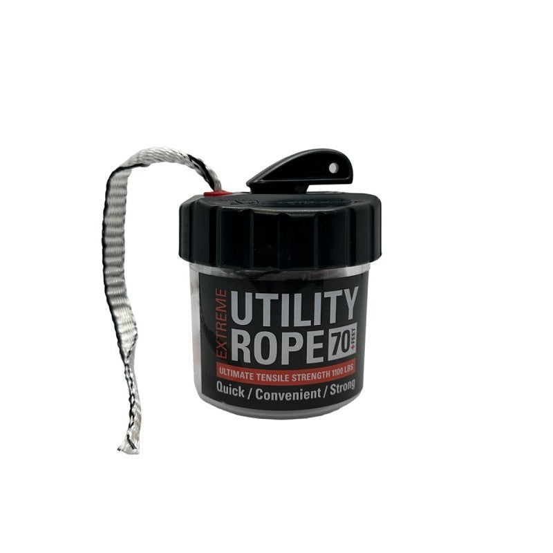 Rapid Rope RRMCW6140 Utility Rope, 70 ft L, White