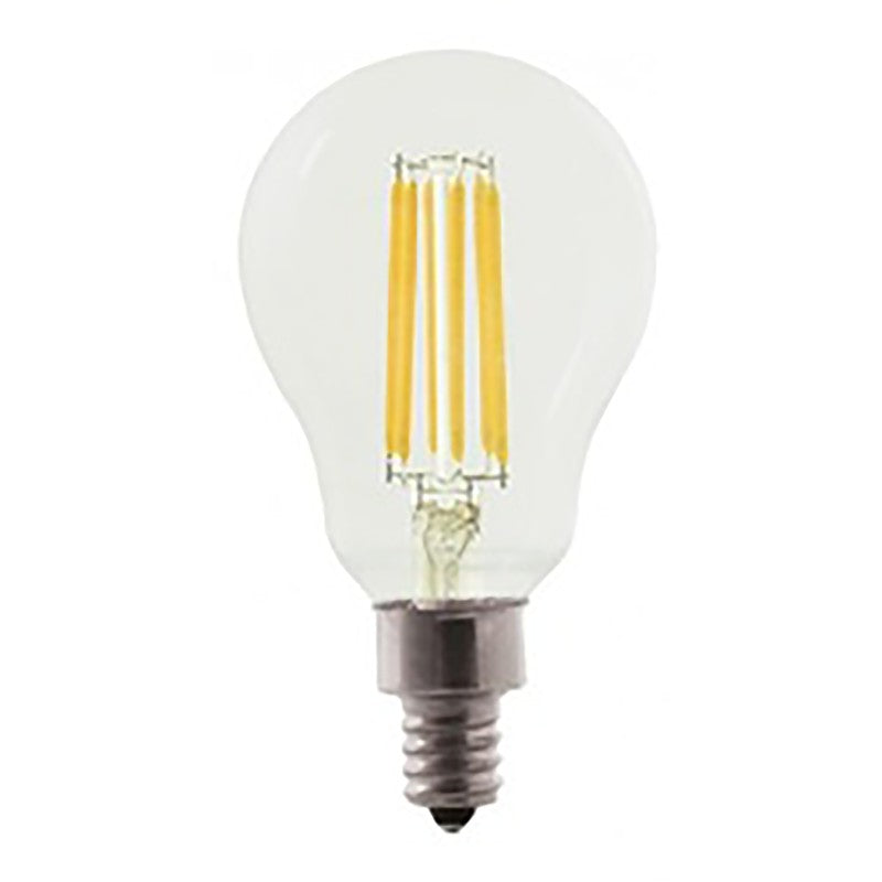 GE 24302 LED Bulb, Decorative, A15 Lamp, 40 W Equivalent, E12 Lamp Base, Dimmable, Soft White Light, 2700 K Color Temp