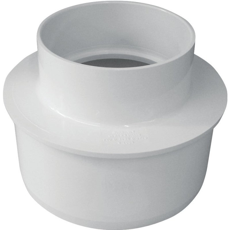 Canplas 414226BC Reducing Pipe Bushing, 6 x 4 in, Spigot x Hub, PVC