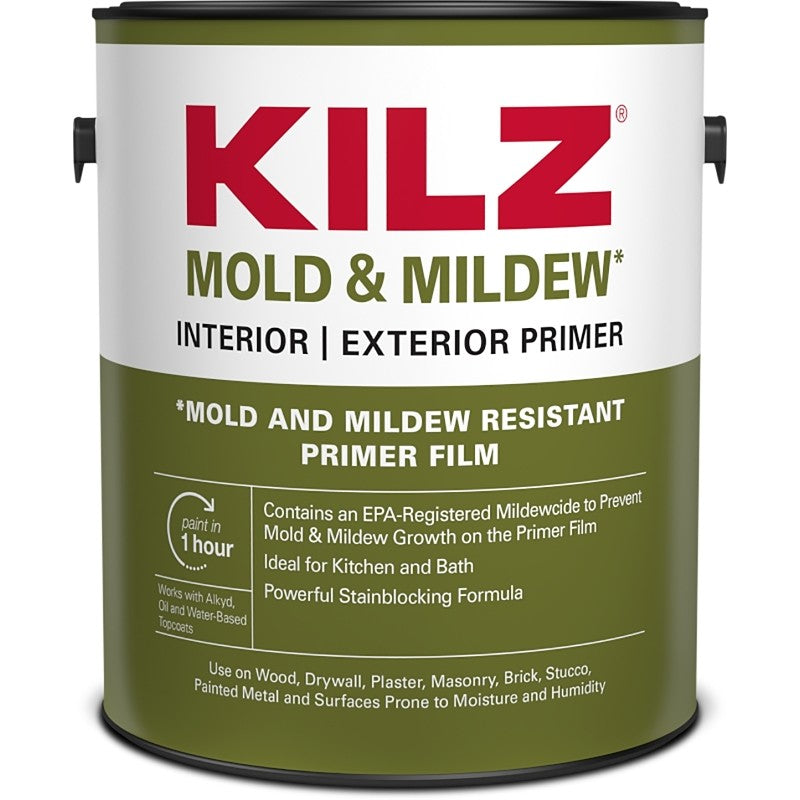 Kilz L204611 Primer, 300 to 400 sq-ft/gal Coverage Area, 1 gal (Pack of 4)